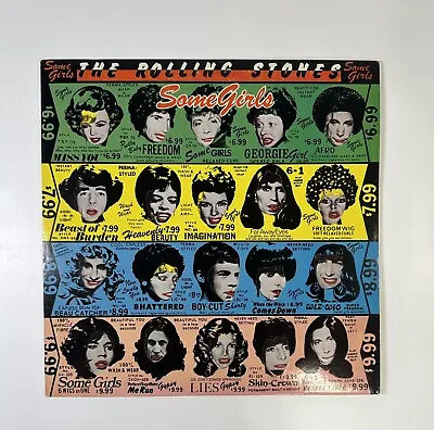 The Rolling Stones - Some Girls Vintage Vinyl Original Die Cut Cover COC 39108 • $28.25
