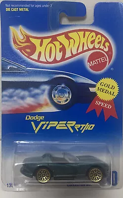 Hot Wheels Gold Medal Speed 1991 Dodge Viper 210 Green 1/64 Gold Rims • $2.48