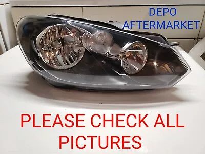 $119.99 • Buy 2010-2014 Volkswagen Golf Headlight Passanger Side (DEPO BRAND ) VW2502144 