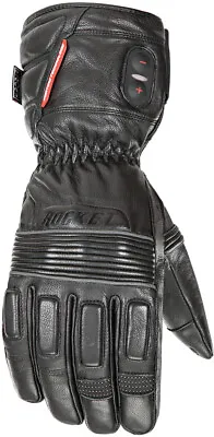 Joe Rocket Rocket Leather Burner Heated Cold Weather Gloves Motorcycle • $179.99