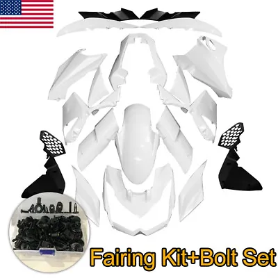 Fairing Kit +Bolts For Kawasaki Z1000 2010 2011 2012 2013 Unpainted ABS Bodywork • $235