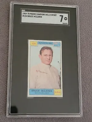 1969-70 Panini Campioni Dello Sport Bruce McLaren #124 SGC 7 • $399