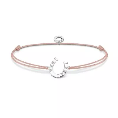 Thomas Sabo Bracelet - Little Secret Pink With Silver Horseshoe • $53