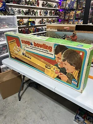 Vintage 1972 Ideal Table Top Snap Bowling Game - Splits  Spares  Strikes  Action • $42.99