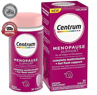 Centrum Complete Multivitamin Supplement + Hot Flash Support Menopause Support • $29.98