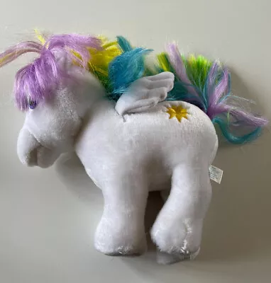 Hasbro Softies My Little Pony STARSHINE Pegasus Plush 1984 Vintage Rainbow White • $29.99