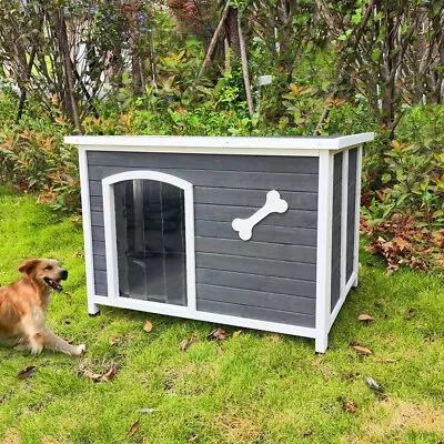 Outdoor Large Pet Dog Cage Home Wooden Dog House Cage Waterproof Dog Kennel • $186.60