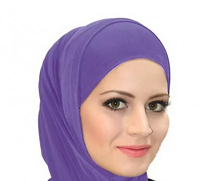 Hijab Al Amira Muslim Hijab Cotton Amira 2 Piece Hood & Hijab Tube Underscarf • $14.99