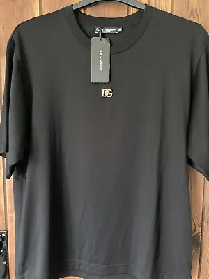 D&G With Metallic D&G Logo T-shirt New & With Tag • £250