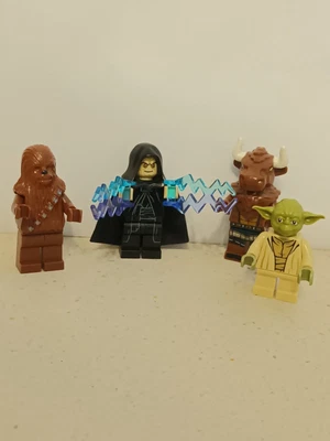 £3.20 • Buy 3 Lego Star Wars Mini Figures Palpatine,  Yoda Chewbacca Brown Lego Minifigure. 