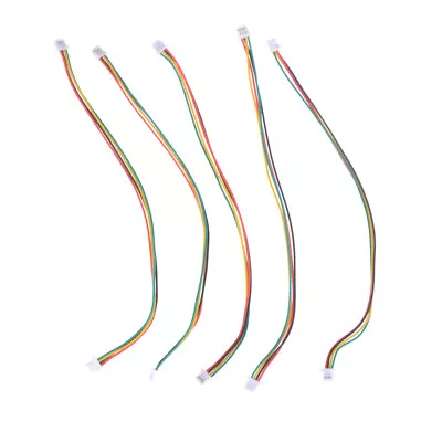 5 X Mini Micro SH 1.0mm 4-Pin JST Double Connector Plug Wires Cables 150MM._-_ • $6.96