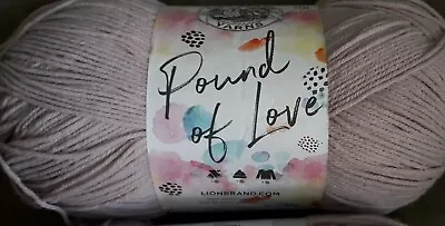 Lion Brand Pound Of Love  Premium Acrylic Yarn. Quartz.  • £18.99