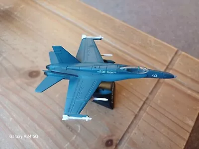 Model Power Postage Stamp Diecast McDonnell Douglas F18 Hornet US Navy 1:150 • $8.65