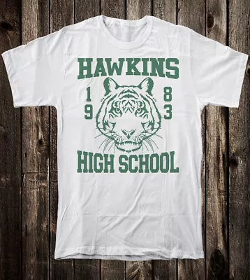 $24.99 • Buy 80s Style Tee T Shirt Stranger Hellfire Club Things Hawkins High School