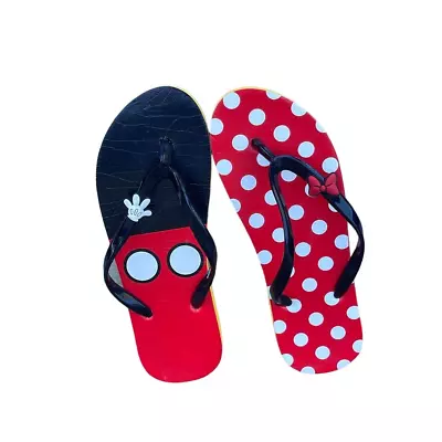 Disney Parks Mickey & Minnie Mouse Flip-flops Size 7 • $25