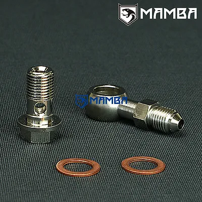 Turbo Engine Block Supply Banjo Bolt Kit For Nissan Silvia SR20DET S13 S14 S15 • $23.46