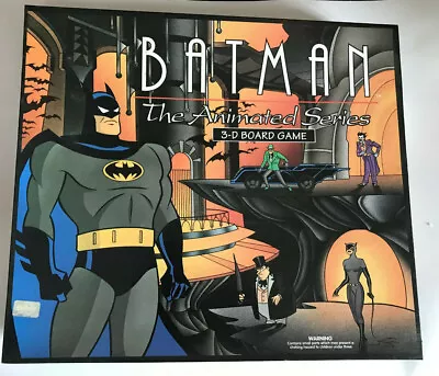 Vintage Batman The Animated Series 3d Board Game Parker Brothers 1992 • $29.99