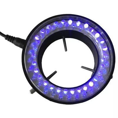 60 LED Purple UV Light Source Microscope Ring Light Lamp Illuminator 110V-240V • $34.19