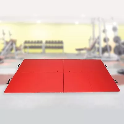 Foldable Exercise Mat Gymnastics Martial Arts Yoga Karate Judo In Red • $186.95