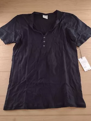 Trim Large V Neck Short Sleeve Shirt Mens Tight Fitted V Neck Shirt New NWT • $20.69