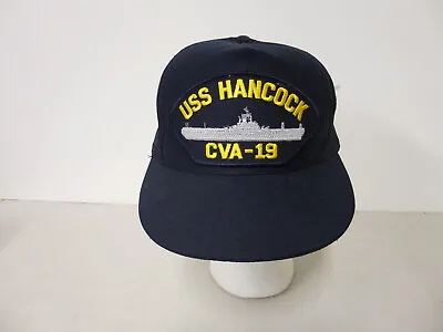 USS Hancock CVA-19 Navy Military Ball Cap Adjustable Hat Ballcap • $24.95