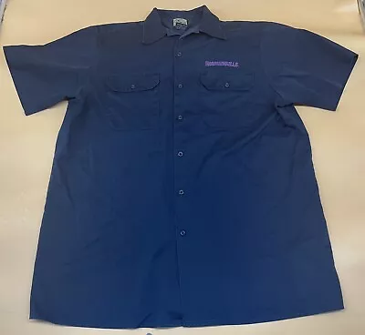 Blue Margaritaville XL Button Down Short Sleeve Shirt Collared Jimmy Buffett's • $12.49