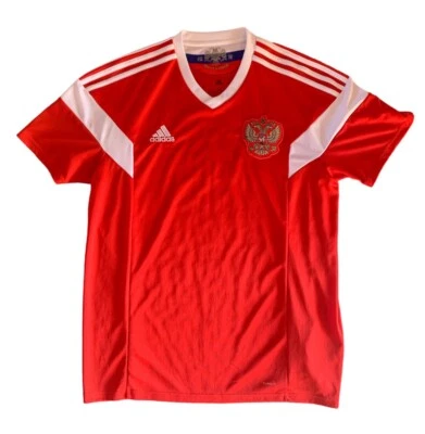 $39.99 • Buy Russia Home Jersey Adidas Soccer Football World Cup Mens L 2018