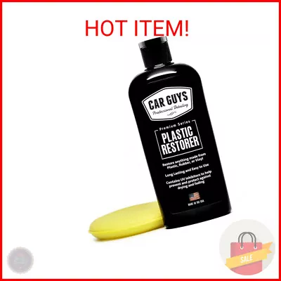 CAR GUYS Plastic Restorer | Bring Plastic Rubber And Vinyl Back To Life! | Use • $23.14