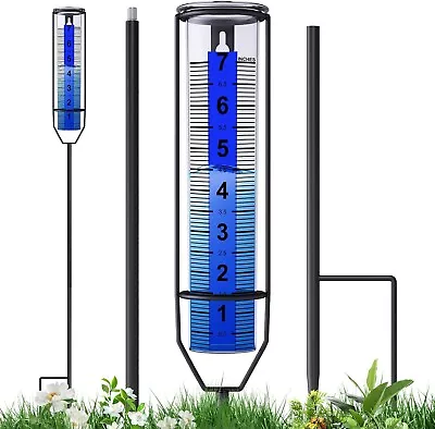 Upgraded Rain Gauge Freeze Proof Rain Gauge Outdoor Best Rated Large Clear Num • $13.99