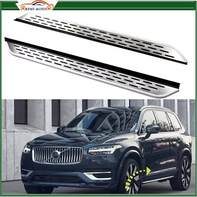 2PCS Side Steps Running Boards Fits For Volvo XC90 2015-2023 Side Nerf Bars • $369