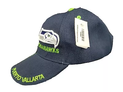 Seattle Seahawks Puerto Vallarta Mexico Embroidered Snapback Hat Cap Adjustable • $15.60