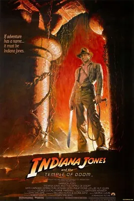 $18.62 • Buy Indiana Jones And The Temple Of Doom (1984) Moive Poster 30x20  Art Silk Print
