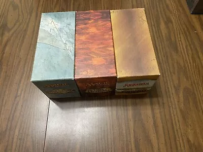 MTG Empty Scars Of Mirrodin / Mirrodin Besieged / New Phyrexia Fat Pack Box Lot  • $35