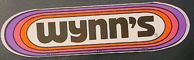 Rare 70s 80s Wynn’s Wynns Snowmobile Oil Decal STICKER Vtg 7” Logo Racing ATV • $6.99