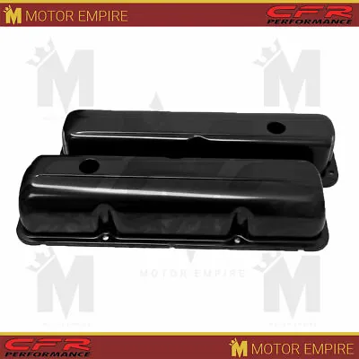 Fits 1957-76 Ford Big Block Fe 352-390-406-427-428 Steel Valve Covers Edp Black • $50.46