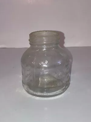 Vintage 3 Ounce Glass Jar Bottle Embossed Measurements Without Lid • $5