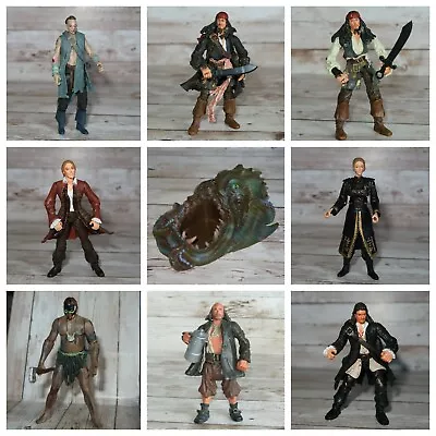 Pirates Of The Caribbean Movie Figures ~ Captain Jack Sparrow Will Turner Swann • £9.99