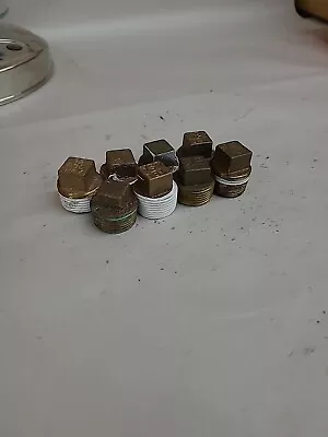 3/4  Brass Pipe Plug Cap - Lot Of 8 • $15.90