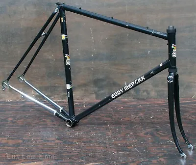 Vintage Eddy Merckx Corsa Extra Road Bike FRAME FORK Columbus Campagnolo Bicycle • $868