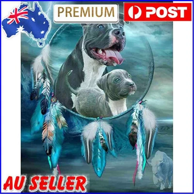 $11.97 • Buy Diamond Painting Kit Dog Full Round Rhinestone Picture AU