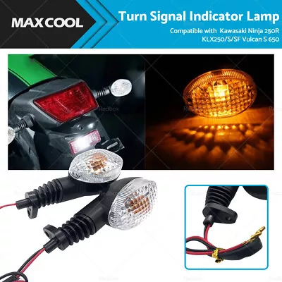 Turn Signal Indicator Lamp Suitable For Kawasaki Ninja 250R KLX250/S/SF Vulcan S • $22.59