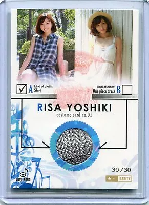 $39.99 • Buy JAPANESE IDOL Risa Yoshiki 2015 DEEP COSTUME KISS CARD 1-B 27/30