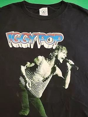 Vintage Iggy Pop Raw Power T Shirt  L The Stooges MC5 Punk Rock Band Tee 80s   • $175