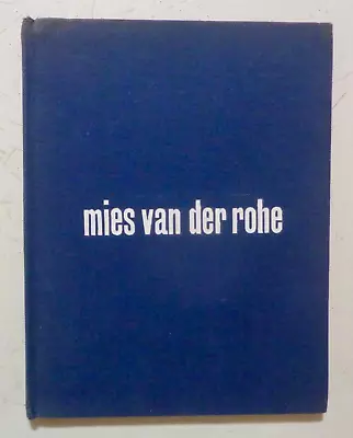 1958 MIES VAN DER ROHE HC Monograph MODERN Architecture D'Aujourd'Hui PLANS DWGS • $59.99