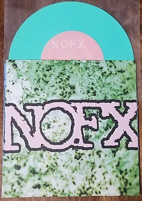 NOFX - All Of Me 7  Single TURQUOISE Vinyl /8000 Green Day Blink 182 MxPx Fat • $20