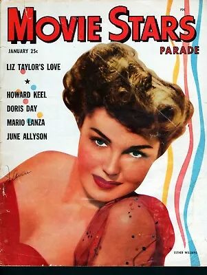 Movie Stars Parade January 1952 Esther Williams Cover - Free Shipping • $15.99