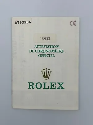 VINTAGE GENUINE ROLEX 16600 SEA-DWELLER SUBMARINER Watch Paper A 240115001y2A • $189.50