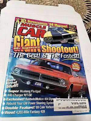 Muscle Car Review February/March 1998 - 1969 Dodge Charger - 1970 Plymouth Cuda • $4