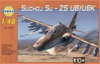 Sukhoi Su-25 UB / UBK Frogfoot In Russia Iran Czech (1/48 Model Kit Smer 0858) • $18.95