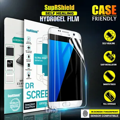 $3.49 • Buy Samsung Galaxy S7 Edge S8 S9 Plus Note 8 9 HYDROGEL Full Cover Screen Protector